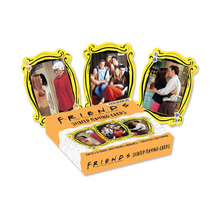 Friends Playing Cards Shaped Scenes
